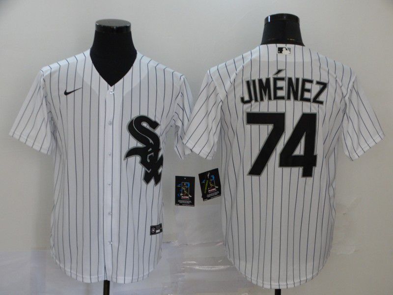 Men Chicago White Sox #74 Jimenez White Game Nike MLB Jerseys->san diego padres->MLB Jersey